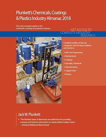 plunketts chemicals coatings and plastics industry almanac 2018 chemicals coatings and plastics industry