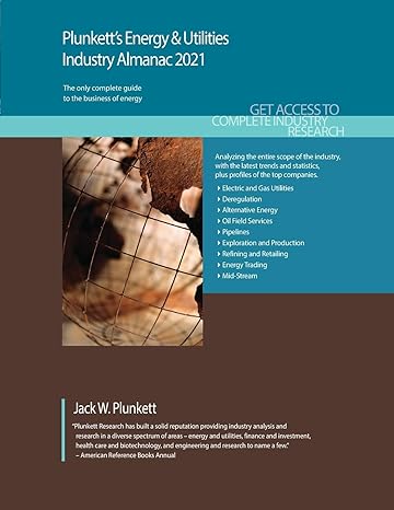 plunketts energy and utilities industry almanac 2021 2021st edition jack w plunkett ,plunkett ,jack w