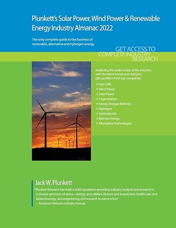 plunketts solar power wind power and renewable energy industry almanac 2022 solar power wind power and
