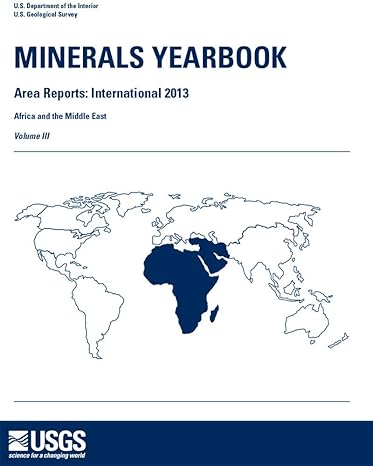 minerals yearbook area reports international review 2013 africa and the middle east 1st edition mines bureau