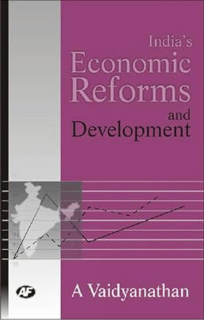 indias economic reforms and development 1st edition a vaidyanathan 8171883052, 978-8171883059