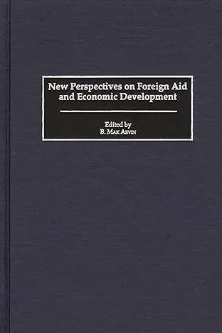 new perspectives on foreign aid and economic development 1st edition b mak arvin 027467663x, 978-0274676637