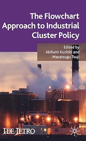 the flowchart approach to industrial cluster policy 2008th edition a kuchiki ,m tsuji 0230553613,