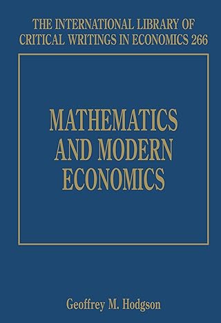 mathematics and modern economics 1st edition geoffrey m hodgson 1781000433, 978-1781000434