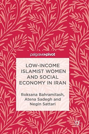 low income islamist women and social economy in iran 1st edition roksana bahramitash ,atena sadegh ,negin