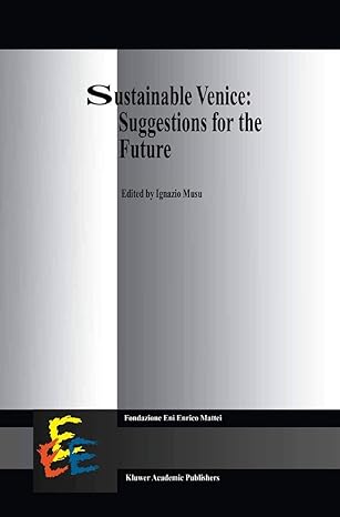 sustainable venice suggestions for the future 1st edition i musu 9401037884, 978-9401037884