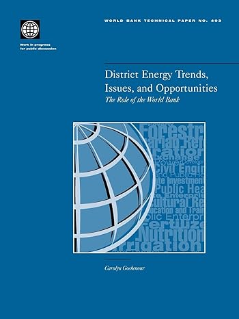 district energy trends issues and opportunities the role of the world bank 1st edition gochenour carolyn