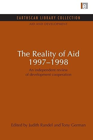 the reality of aid 1997 1998 1st edition judith randel 0415851491, 978-0415851497