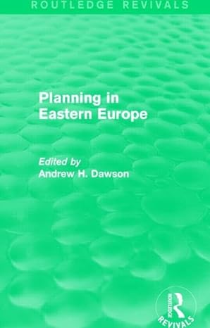 planning in eastern europe 1st edition andrew h dawson 1138853399, 978-1138853393