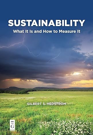 sustainability what it is and how to measure it 1st edition gilbert s hedstrom 1547416602, 978-1547416608