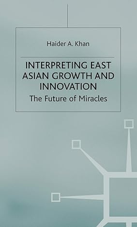 interpreting east asian growth and innovation the future of miracles 2004th edition h khan 0333760778,