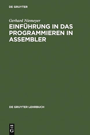 einf hrung in das programmieren in assembler systeme ibm siemens univac comparex ibm pc/370 6th 6th. bearb.