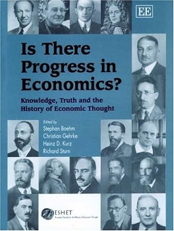 is there progress in economics knowledge truth and the history of economic thought 1st edition stephan boehm