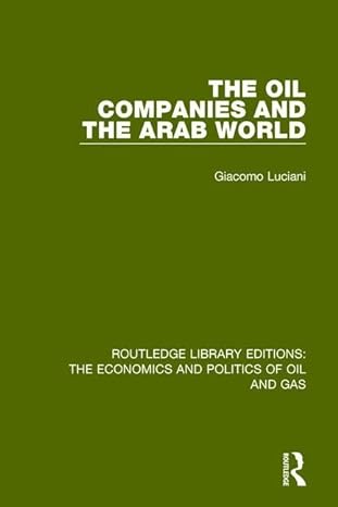 the oil companies and the arab world 1st edition giacomo luciani 1138647810, 978-1138647817