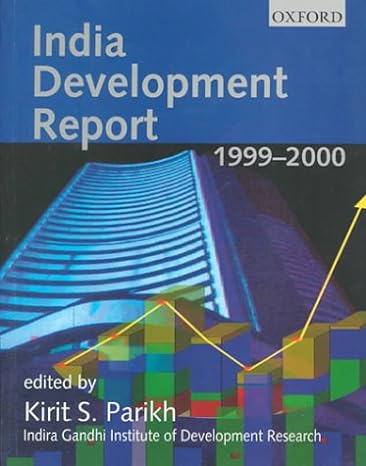 india development report 1999 2000 1st edition kirit s parikh 0195651219, 978-0195651218