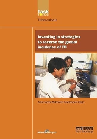 un millennium development library investing in strategies to reverse the global incidence of tb 1st edition