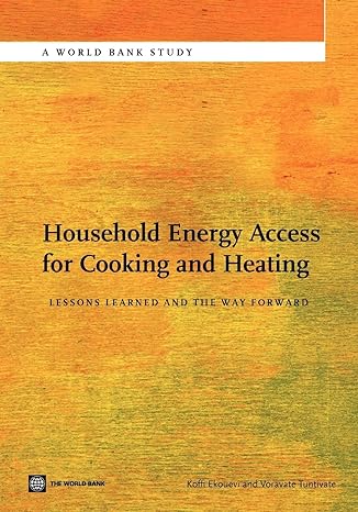 household energy access for cooking and heating lessons learned and the way forward 1st edition koffi ekouevi