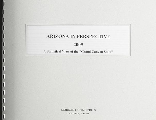 arizona in perspective 2005 1st edition kathleen o'leary morgan 0740115022, 978-0740115028