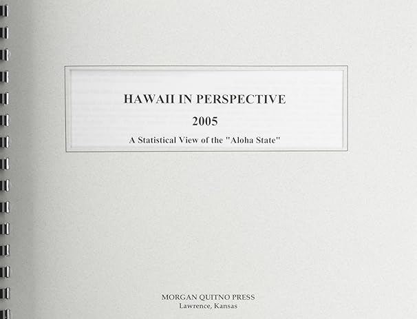 hawaii in perspective 2005 1st edition kathleen o'leary morgan 0740115103, 978-0740115103