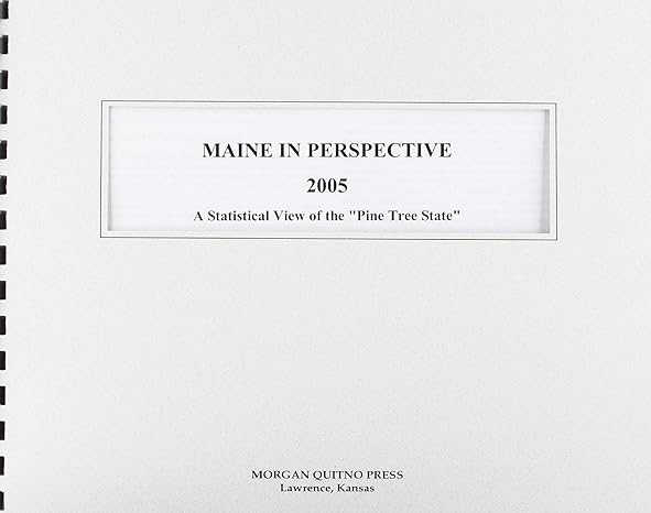maine in perspective 2005 1st edition kathleen o'leary morgan 0740115189, 978-0740115189