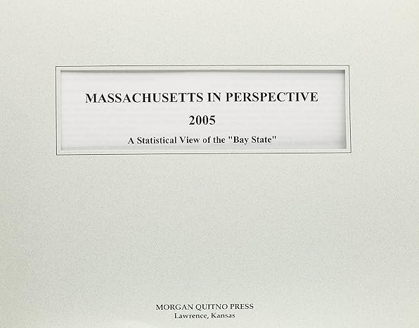 massachusetts in perspective 2005 1st edition kathleen o'leary morgan 0740115200, 978-0740115202