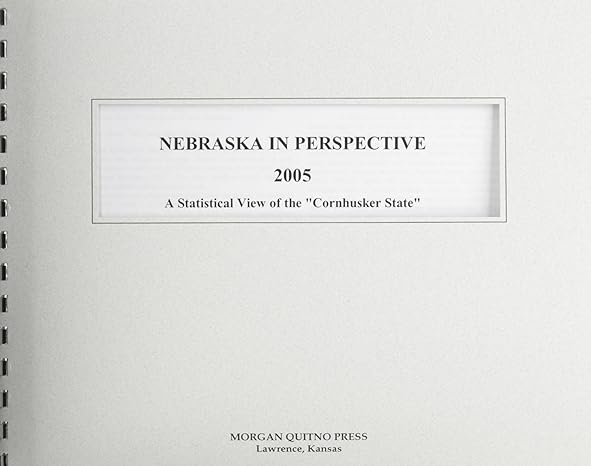 nebraska in perspective 2005 1st edition kathleen o'leary morgan 074011526x, 978-0740115264