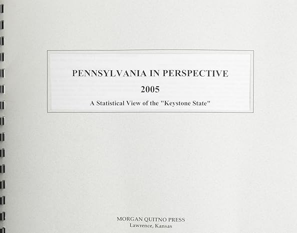 pennsylvania in perspective 2005 1st edition kathleen o'leary morgan 0740115375, 978-0740115370