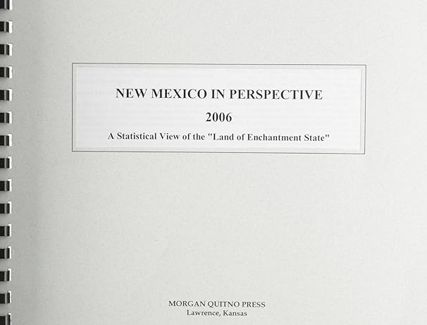 new mexico in perspective 2006 1st edition kathleen o'leary morgan 0740118803, 978-0740118807