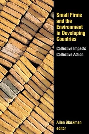 small firms and the environment in developing countries collective impacts collective action 1st edition