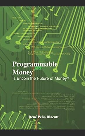 programmable money is bitcoin the future of money 1st edition phd rene pena ,agnethe romer 1973577542,