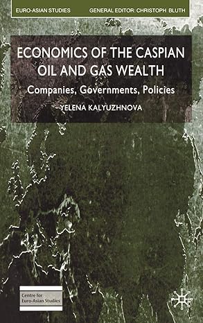 economics of the caspian oil and gas wealth companies governments policies 1st edition y kalyuzhnova