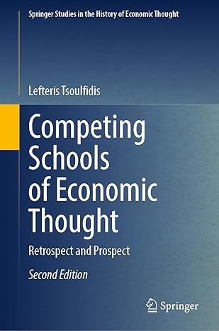 competing schools of economic thought retrospect and prospect 2nd edition lefteris tsoulfidis 3031585798,
