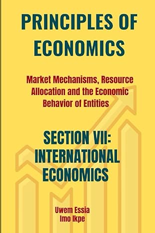 principles of economics market mechanisms resource allocation and the economic behavior of entities section