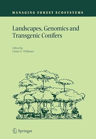 landscapes genomics and transgenic conifers 1st edition claire g williams 9048169860, 978-9048169863