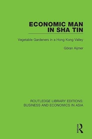 economic man in sha tin vegetable gardeners in a hong kong valley 1st edition goran aijmer 1138368008,