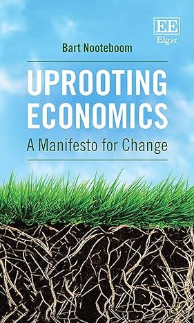 uprooting economics a manifesto for change 1st edition bart nooteboom 1789908418, 978-1789908411