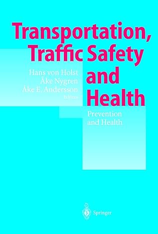 transportation traffic safety and health prevention and health third international conference washington u s