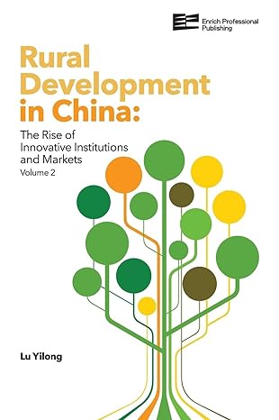 Rural Development In China The Rise Of Innovative Institutions And Markets