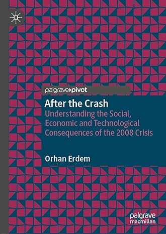 after the crash understanding the social economic and technological consequences of the 2008 crisis 1st