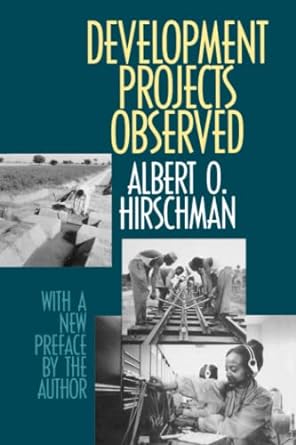 development projects observed with a new preface by the auth edition albert hirschman 0815736517,