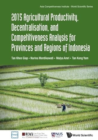 2015 agricultural productivity decentralisation and competitiveness analysis for provinces and regions of