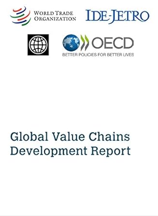 global value chains development report 1st edition world trade organization 9287041253, 978-9287041258