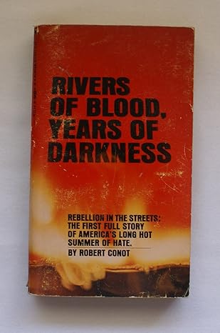 rivers of blood years of darkness 1st edition robert e conot b0006br9f2