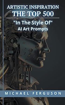 artistic inspiration the top 500 in the style of ai art prompts 1st edition michael ferguson 979-8215140888