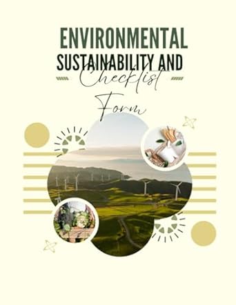 comprehensive environmental sustainability checklist form foster green practices 108 forms pages of size 8