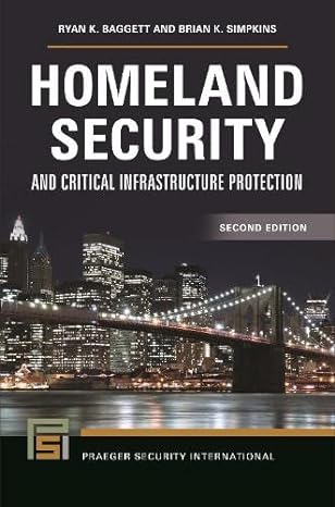 homeland security and critical infrastructure protection 1st edition ryan k. baggett ,brian k. simpkins