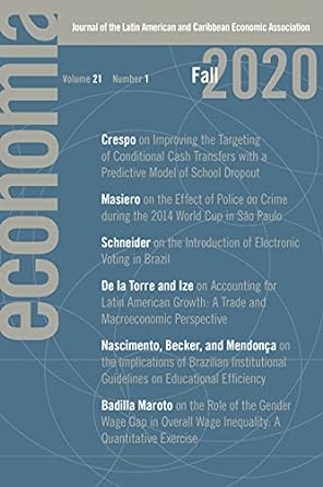 econom a fall 2020 1st edition sergio urzua ,rafael dix carneiro ,leopoldo fergusson ,bernardo guimaraes