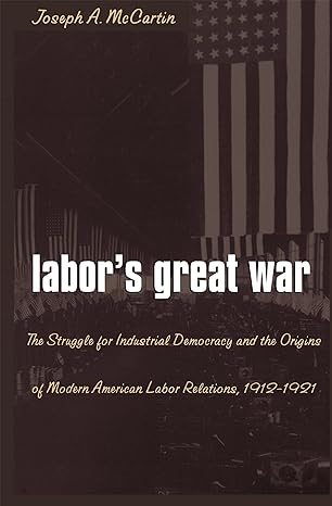 labor s great war the struggle for industrial democracy and the origins of modern american labor relations