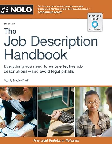 job description handbook the 3rd edition margie mader clark 141331855x, 978-1413318555