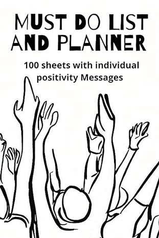 must do list and planner with 100 positive messages 1st edition carry hope b0cb2fv3mp